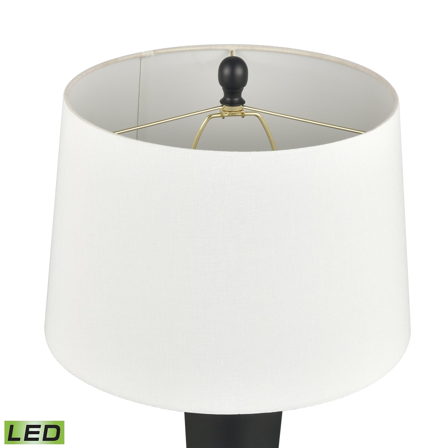 ELK SIGNATURE H0019-9494-LED Stanwell 27'' High 1-Light Table Lamp - Matte Black - Includes LED Bulb