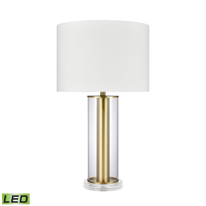 ELK SIGNATURE H0019-9507-LED Tower Plaza 26'' High 1-Light Table Lamp - Clear - Includes LED Bulb