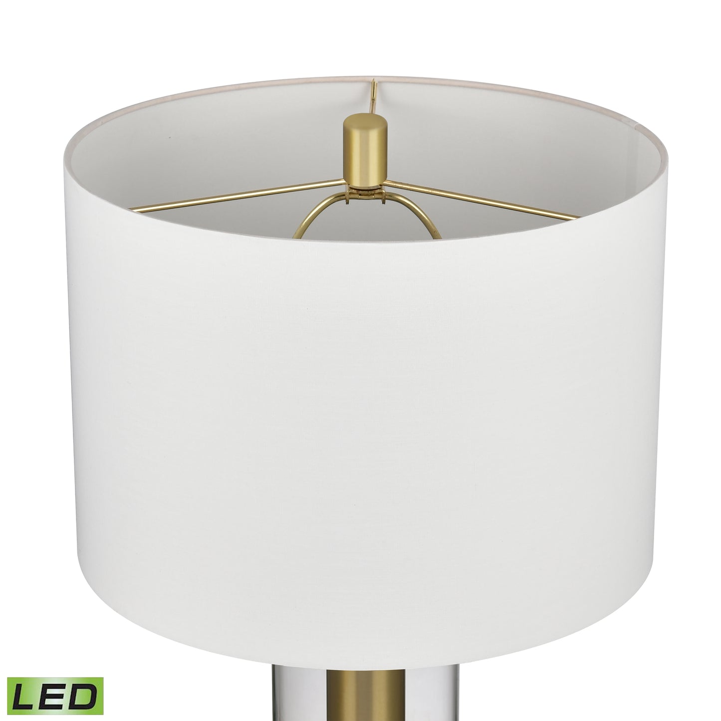 ELK SIGNATURE H0019-9507-LED Tower Plaza 26'' High 1-Light Table Lamp - Clear - Includes LED Bulb