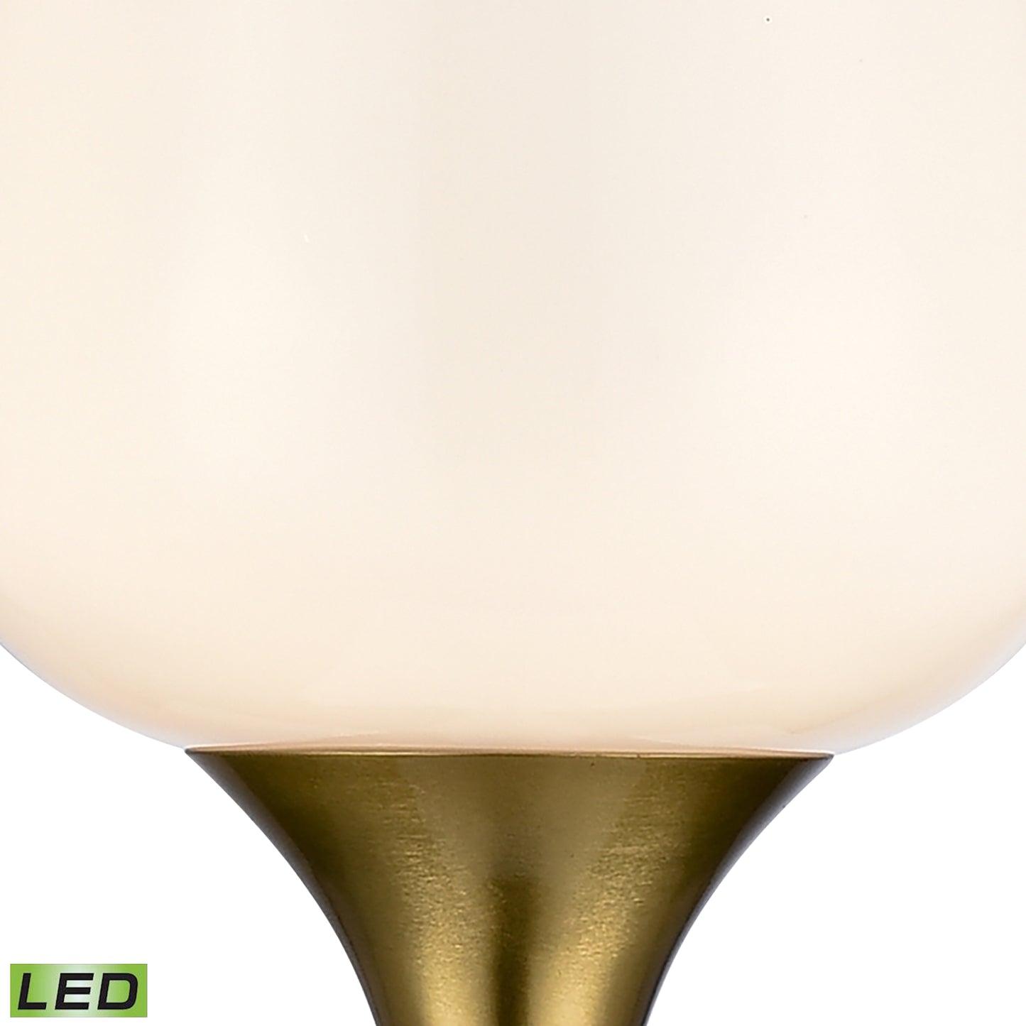 ELK SIGNATURE H0019-9510-LED Finch Lane 20'' High 1-Light Table Lamp - Satin Gold - Includes LED Bulb