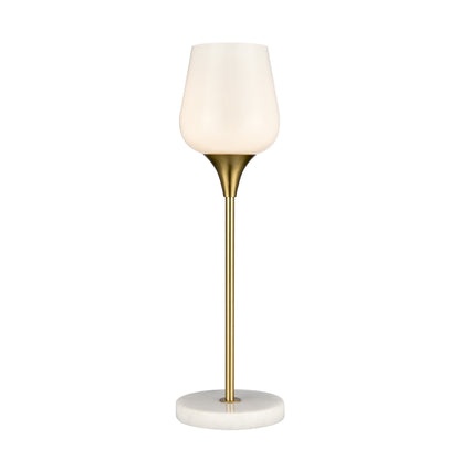 ELK SIGNATURE H0019-9510 Finch Lane 20'' High 1-Light Table Lamp - Satin Gold