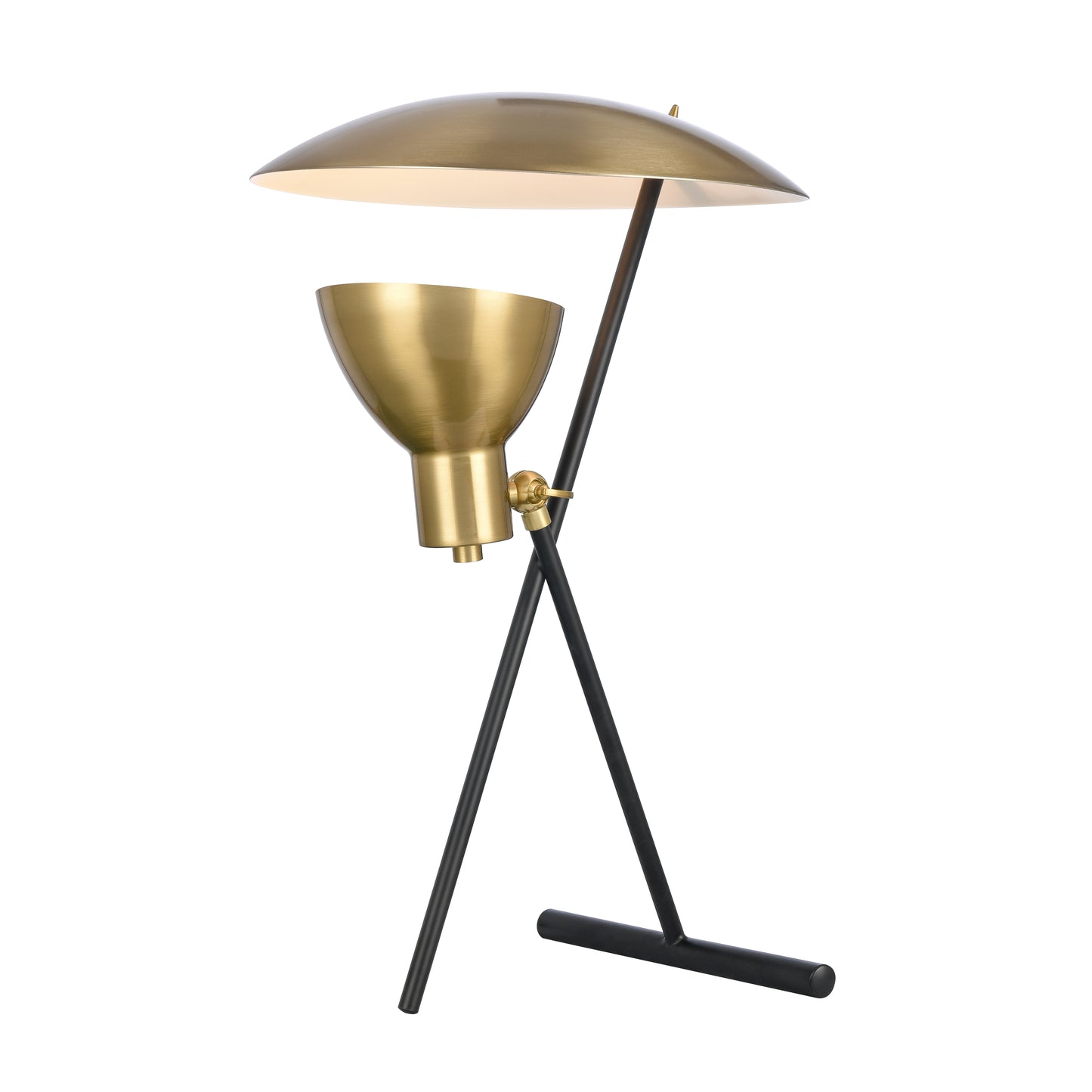 ELK SIGNATURE H0019-9511 Wyman Square 19'' High 1-Light Desk Lamp - Satin Gold