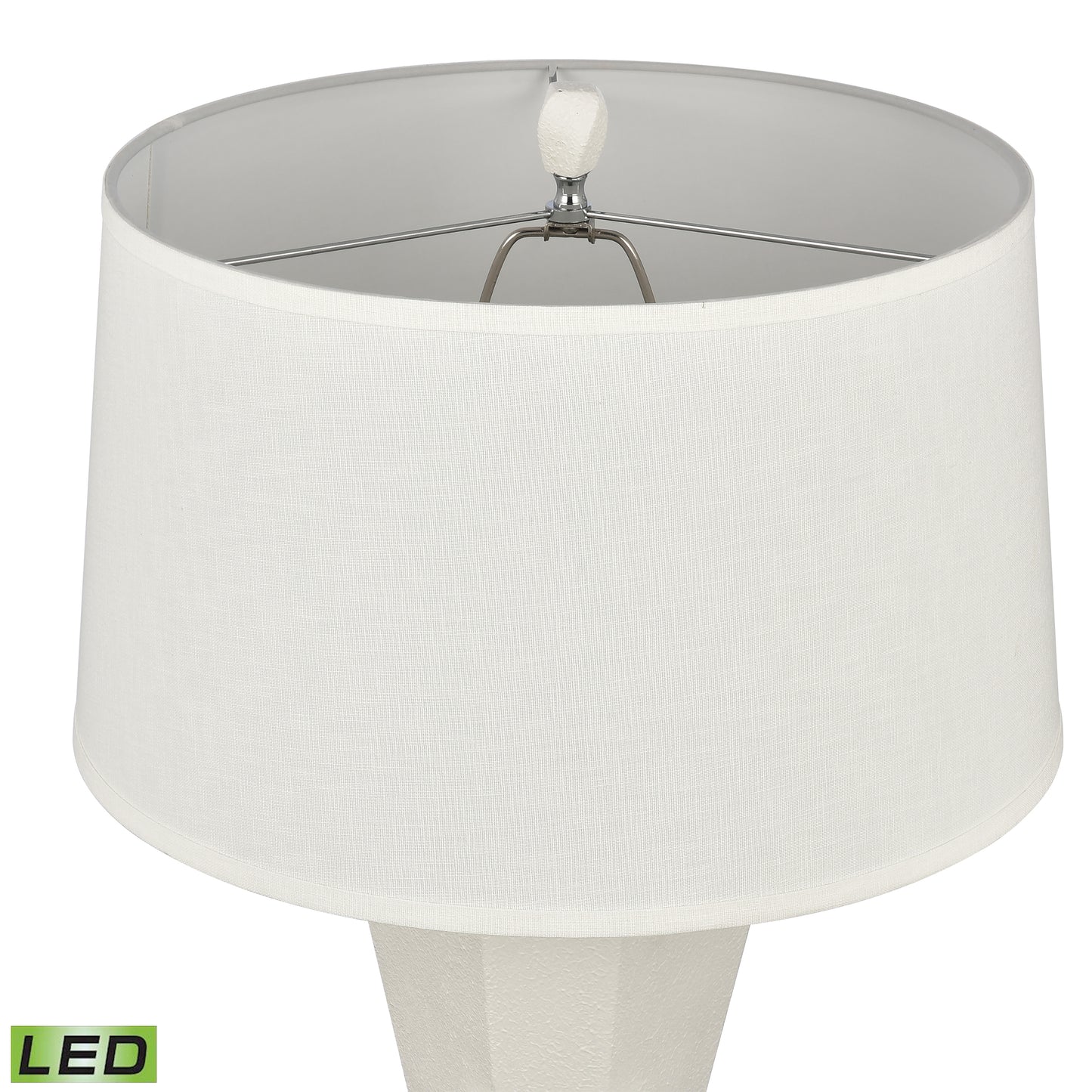 ELK SIGNATURE H0019-9544-LED Helensville 32'' High 1-Light Table Lamp - White - Includes LED Bulb