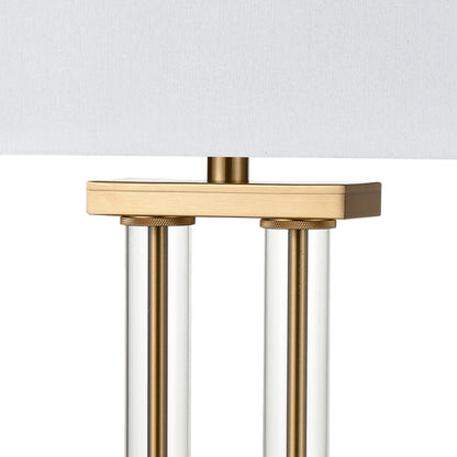 ELK SIGNATURE H0019-9567 Roseden Court 34'' High 1-Light Table Lamp - Aged Brass