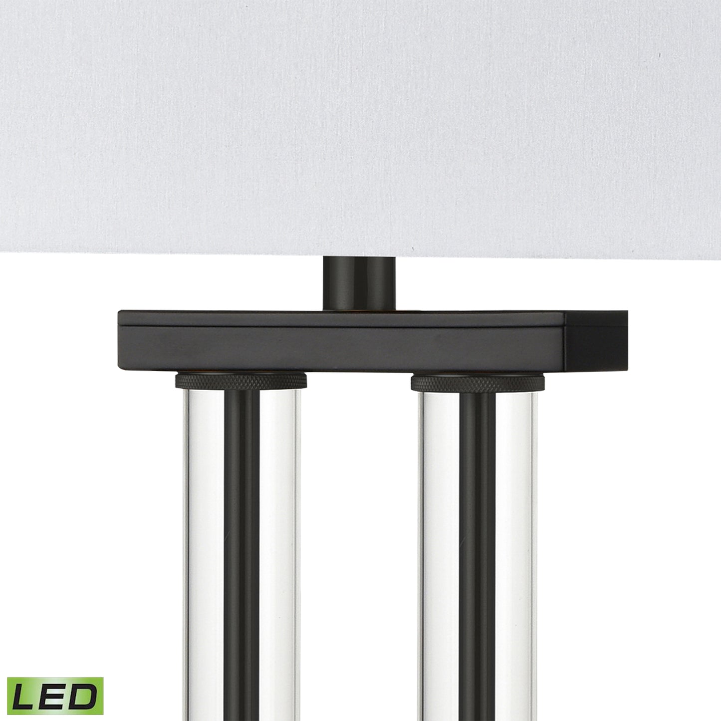 ELK SIGNATURE H0019-9568-LED Roseden Court 34'' High 1-Light Table Lamp - Matte Black - Includes LED Bulb