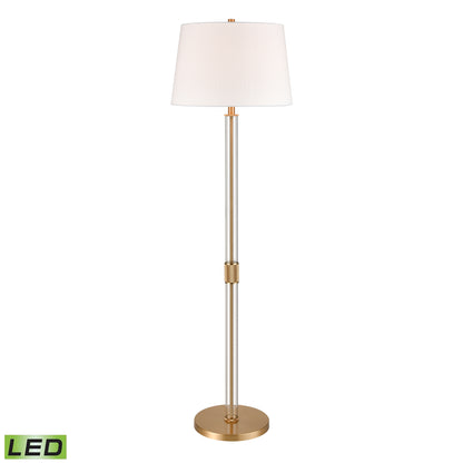 ELK SIGNATURE H0019-9569-LED Roseden Court 62'' High 1-Light Floor Lamp - Aged Brass - Includes LED Bulb