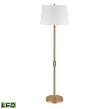 ELK SIGNATURE H0019-9569-LED Roseden Court 62'' High 1-Light Floor Lamp - Aged Brass - Includes LED Bulb