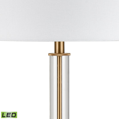 ELK SIGNATURE H0019-9569-LED Roseden Court 62'' High 1-Light Floor Lamp - Aged Brass - Includes LED Bulb