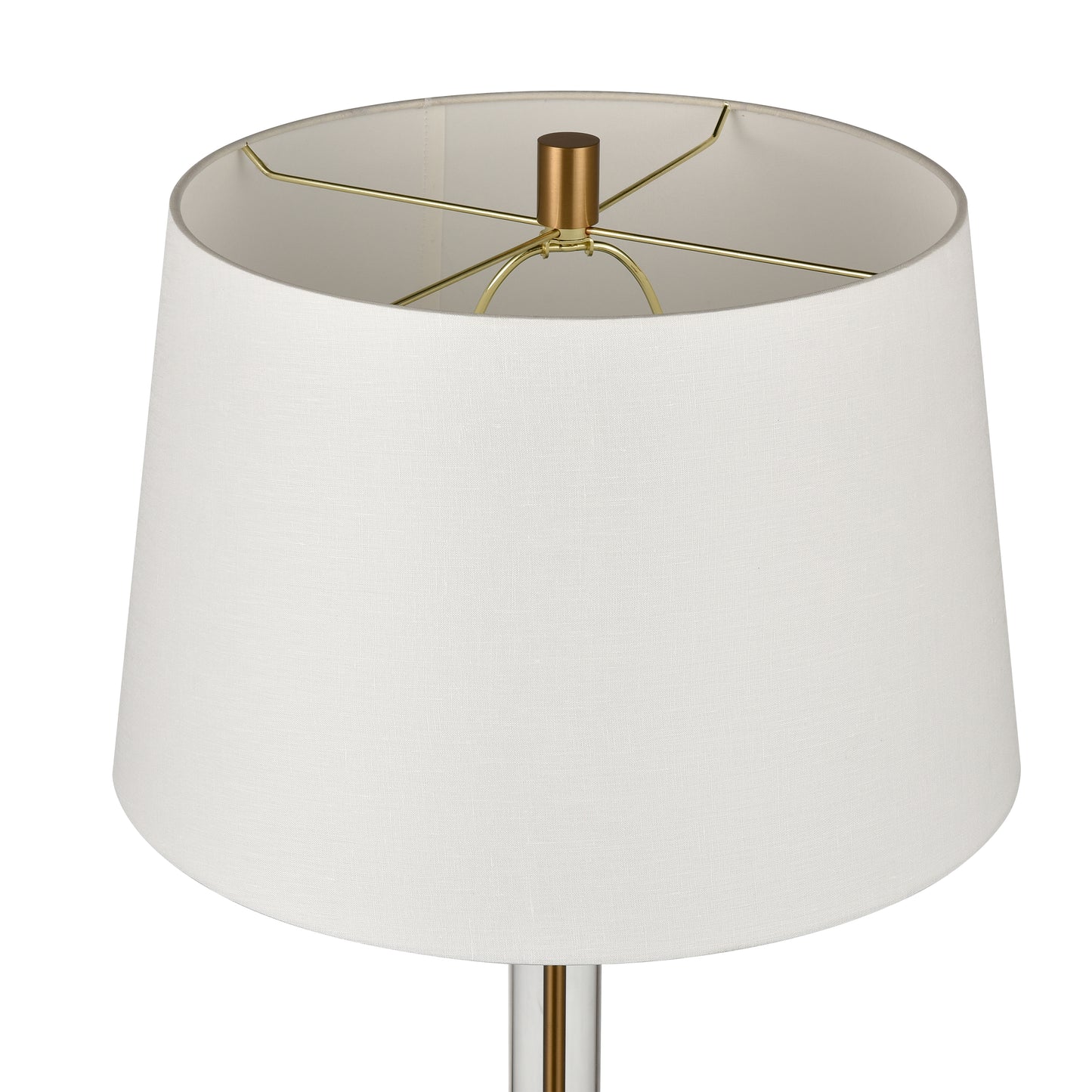 ELK SIGNATURE H0019-9569 Roseden Court 62'' High 1-Light Floor Lamp - Aged Brass