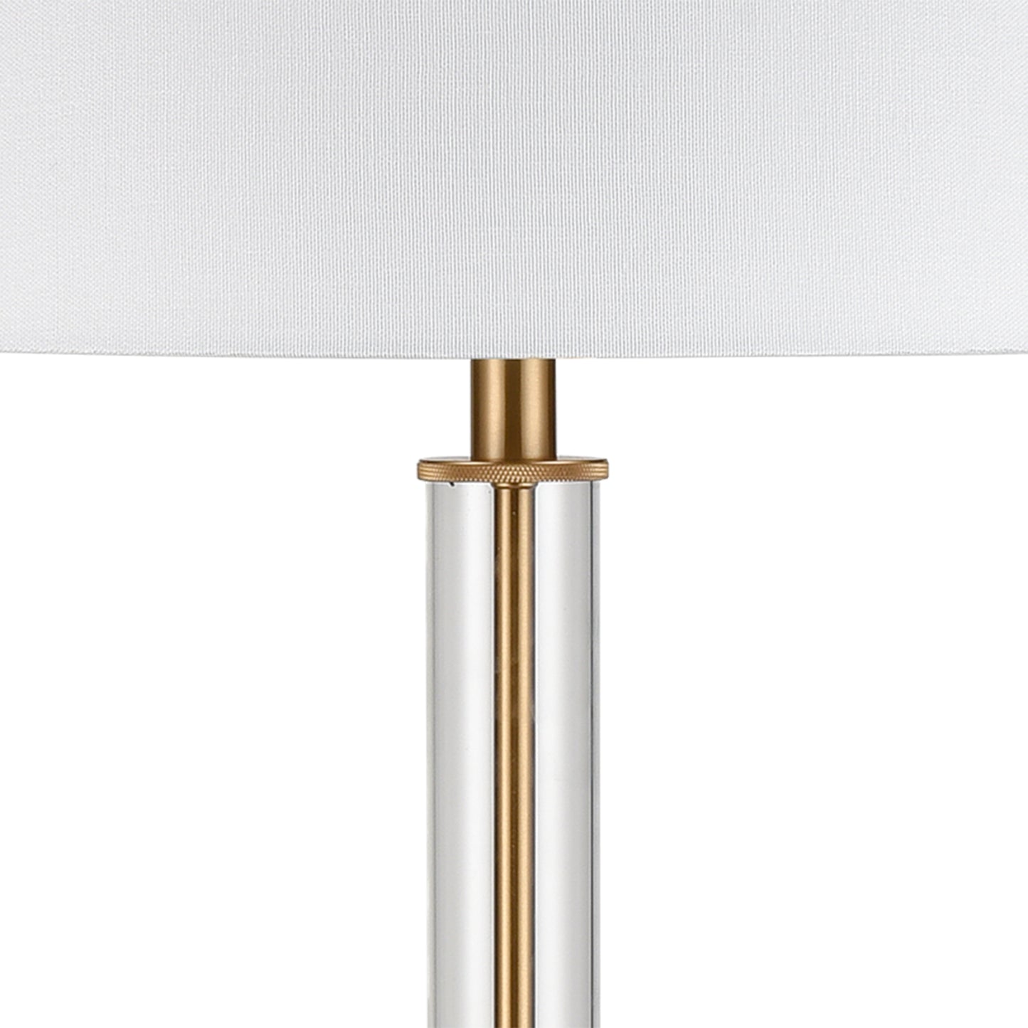 ELK SIGNATURE H0019-9569 Roseden Court 62'' High 1-Light Floor Lamp - Aged Brass