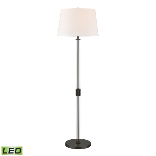 ELK SIGNATURE H0019-9569B-LED Roseden Court 62'' High 1-Light Floor Lamp - Black - Includes LED Bulb