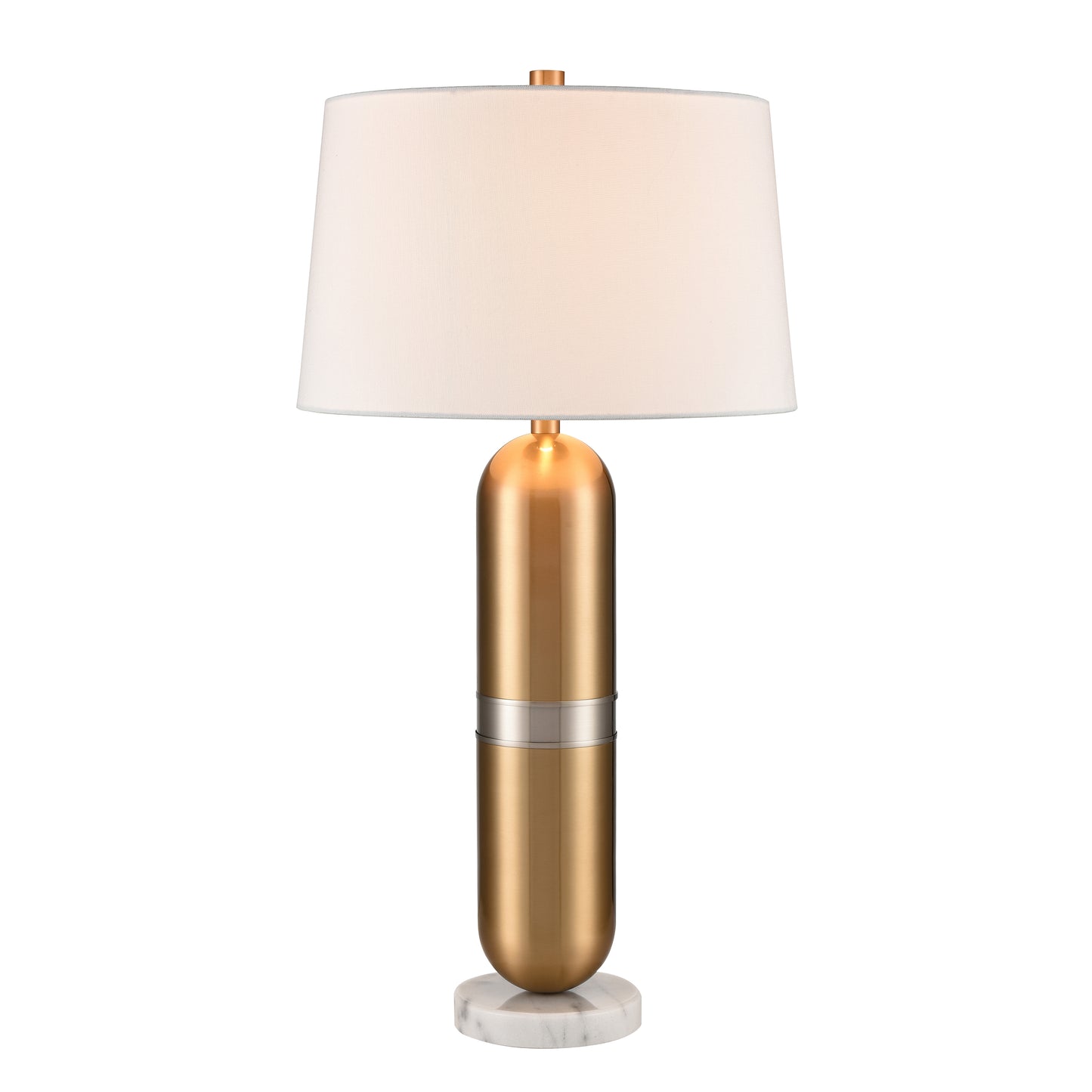 ELK SIGNATURE H0019-9575 Pill 34'' High 1-Light Table Lamp - Aged Brass