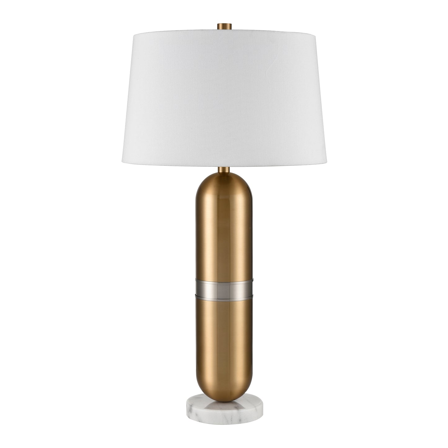 ELK SIGNATURE H0019-9575 Pill 34'' High 1-Light Table Lamp - Aged Brass