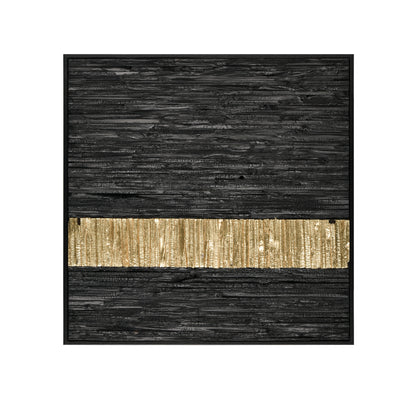 ELK SIGNATURE H0036-9736 Stripe Wood Dimensional Wall Art - Black