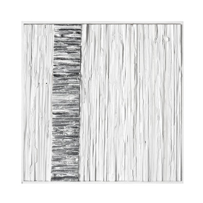 ELK SIGNATURE H0036-9737 Stripe Wood Dimensional Wall Art - White