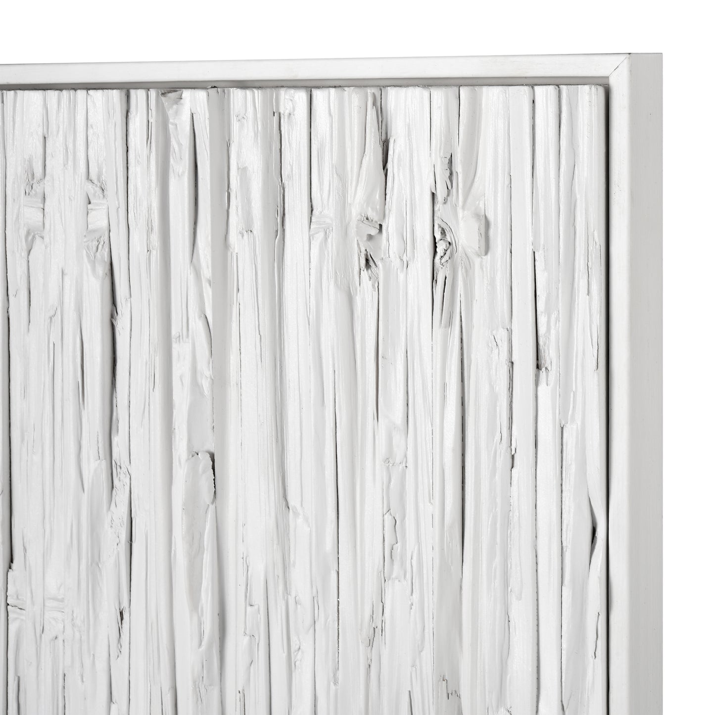 ELK SIGNATURE H0036-9737 Stripe Wood Dimensional Wall Art - White