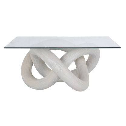 ELK SIGNATURE H0075-9438 Knotty Coffee Table - White