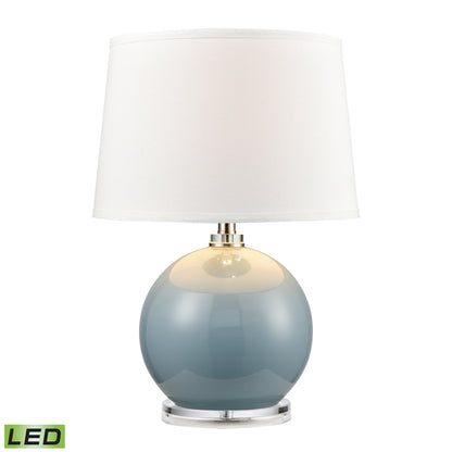 ELK SIGNATURE H019-7222-LED Culland 22'' High 1-Light Table Lamp - Blue - Includes LED Bulb