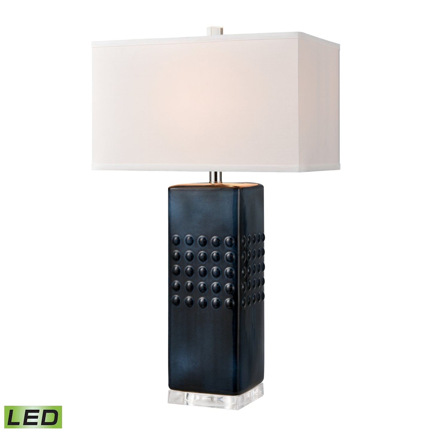 ELK SIGNATURE H019-7223-LED Easdale 30'' High 1-Light Table Lamp - Navy - Includes LED Bulb