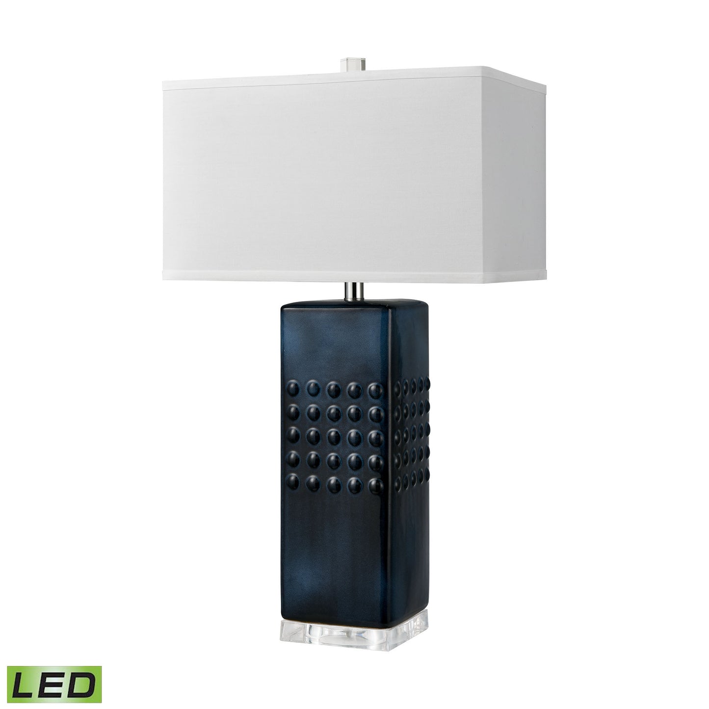 ELK SIGNATURE H019-7223-LED Easdale 30'' High 1-Light Table Lamp - Navy - Includes LED Bulb