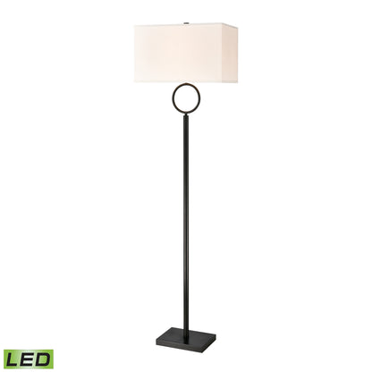 ELK SIGNATURE H019-7224-LED Staffa 62'' High 1-Light Floor Lamp - Matte Black - Includes LED Bulb