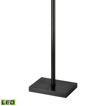 ELK SIGNATURE H019-7224-LED Staffa 62'' High 1-Light Floor Lamp - Matte Black - Includes LED Bulb