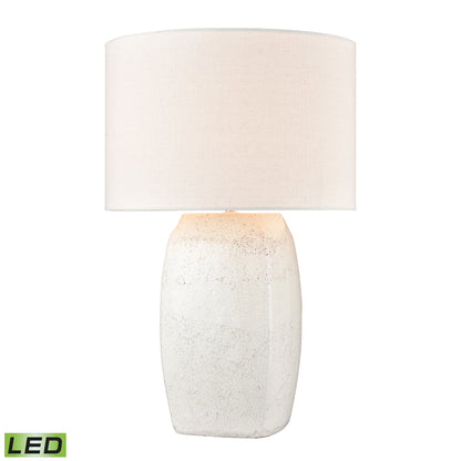 ELK SIGNATURE H019-7255-LED Abbeystead 23'' High 1-Light Table Lamp - White - Includes LED Bulb