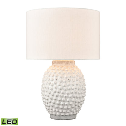 ELK SIGNATURE H019-7256-LED Keem Bay 24'' High 1-Light Table Lamp - White - Includes LED Bulb