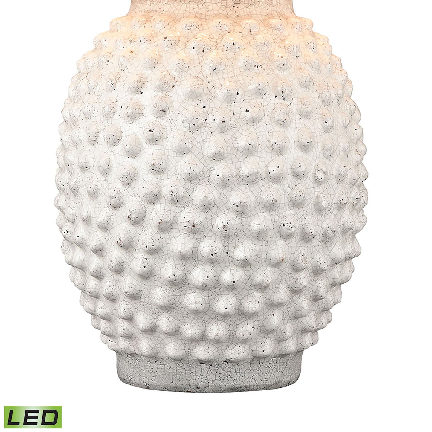 ELK SIGNATURE H019-7256-LED Keem Bay 24'' High 1-Light Table Lamp - White - Includes LED Bulb