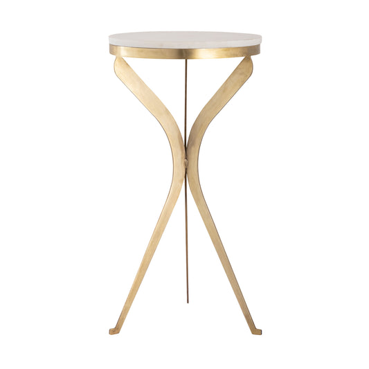 ELK SIGNATURE H0805-10877 Rowe Accent Table - Aged Brass