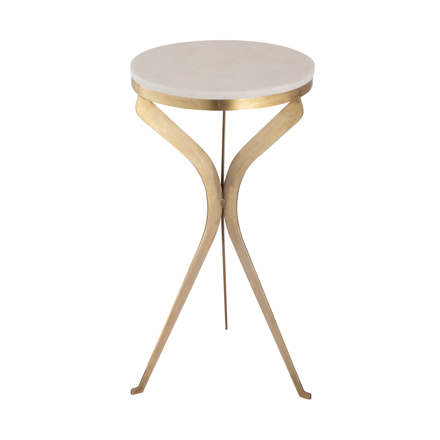 ELK SIGNATURE H0805-10877 Rowe Accent Table - Aged Brass