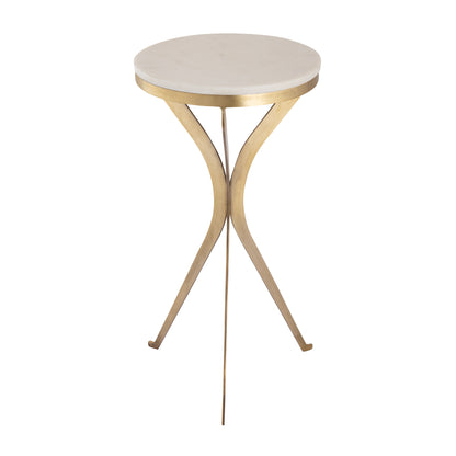 ELK SIGNATURE H0805-10877 Rowe Accent Table - Aged Brass