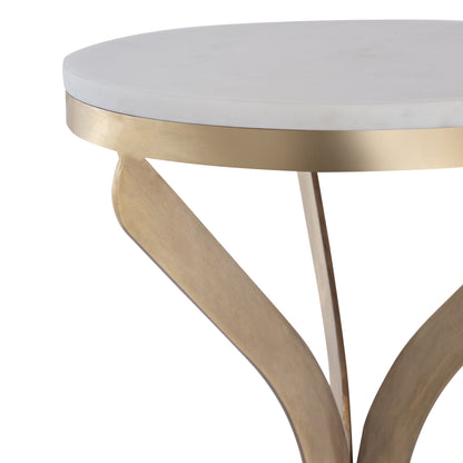 ELK SIGNATURE H0805-10877 Rowe Accent Table - Aged Brass