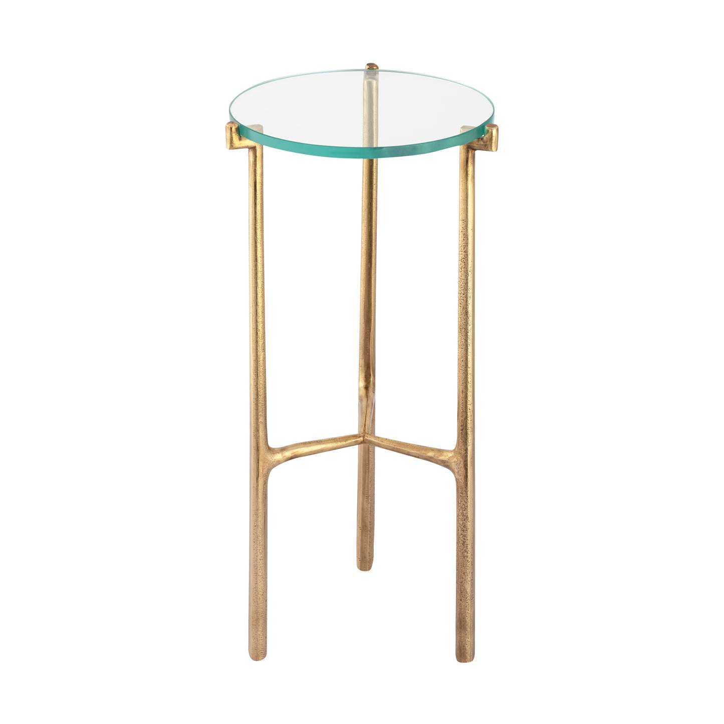 ELK SIGNATURE H0805-10878 Bump Out Accent Table - Aged Brass