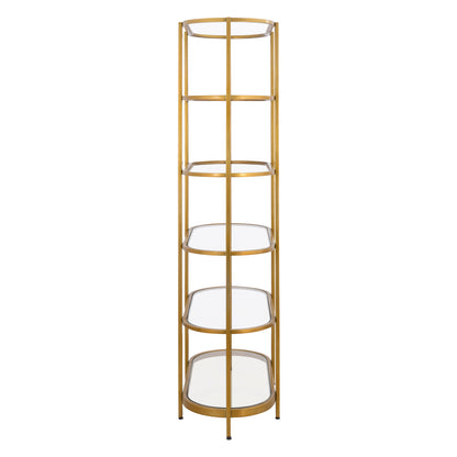 ELK SIGNATURE H0805-9913 Blain Bookshelf - Brass