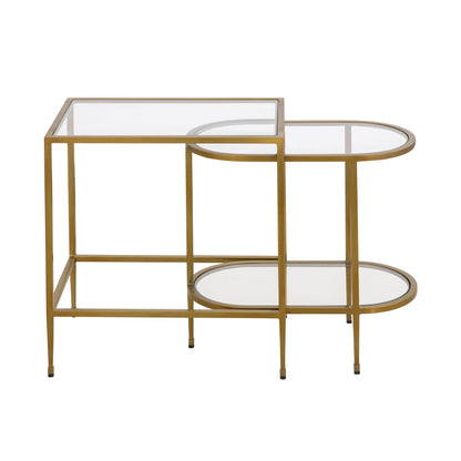 ELK SIGNATURE H0805-9915/S2 Blain Nesting Table - Set of 2 Brass