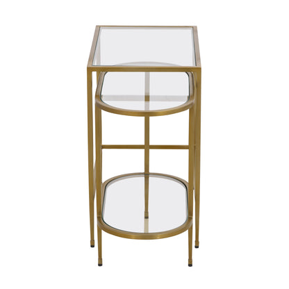 ELK SIGNATURE H0805-9915/S2 Blain Nesting Table - Set of 2 Brass