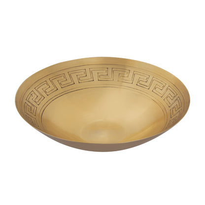 ELK SIGNATURE H0807-10667/S3 Greek Key Bowl - Set of 3 Brass