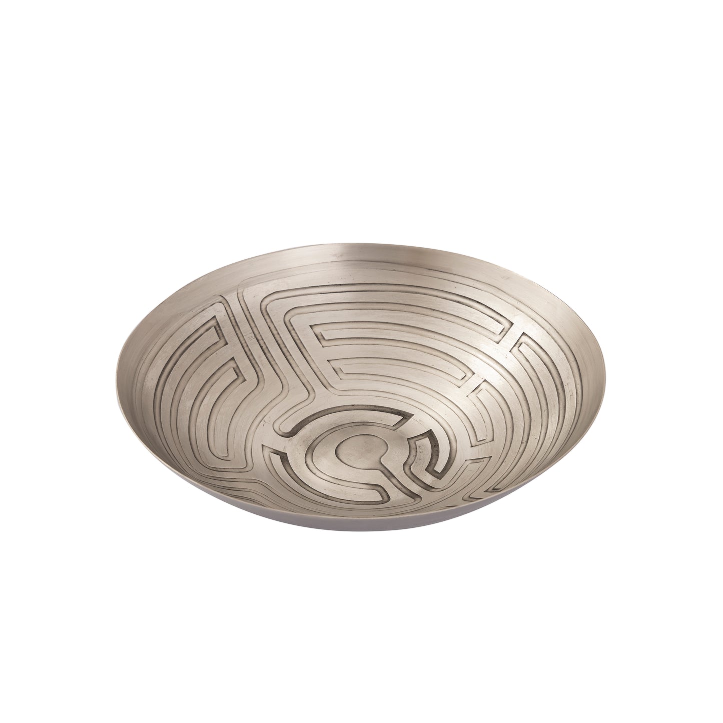 ELK SIGNATURE H0807-10671/S3 Maze Etched Bowl - Set of 3 Nickel