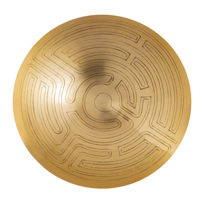 ELK SIGNATURE H0807-10673/S3 Maze Etched Bowl - Set of 3 Brass