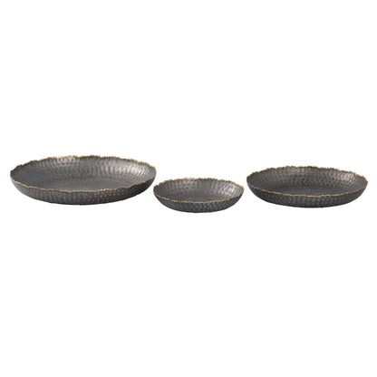 ELK SIGNATURE H0807-9246/S3 Leonard Tray - Set of 3 Bronze