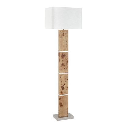 ELK SIGNATURE H0809-11132-LED Cahill 63'' High 1-Light Floor Lamp - Natural Burl - Includes LED Bulb