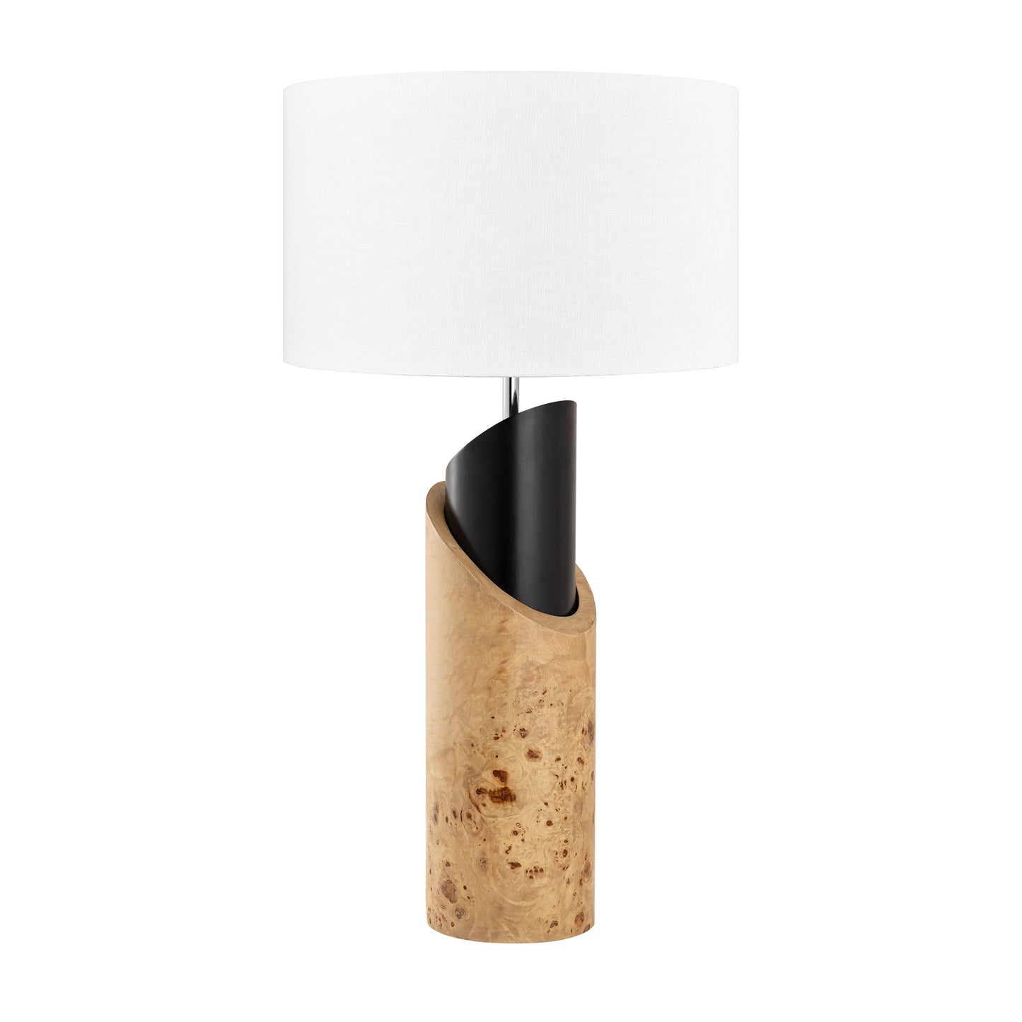 ELK SIGNATURE H0809-11134-LED Kincaid 29.5'' High 1-Light Table Lamp - Natural Burl - Includes LED Bulb