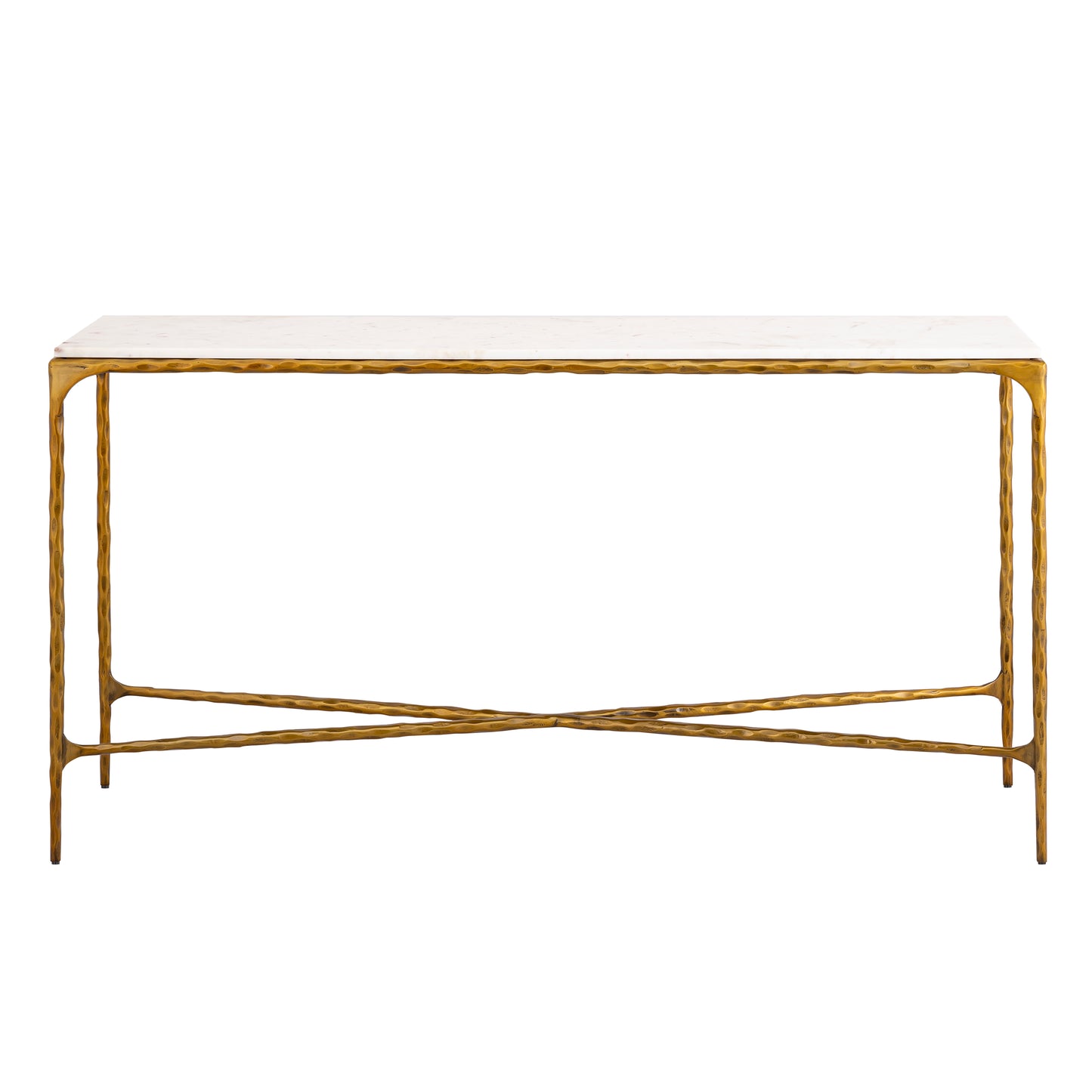 ELK SIGNATURE H0895-10646 Seville Forged Console Table - Antique Brass