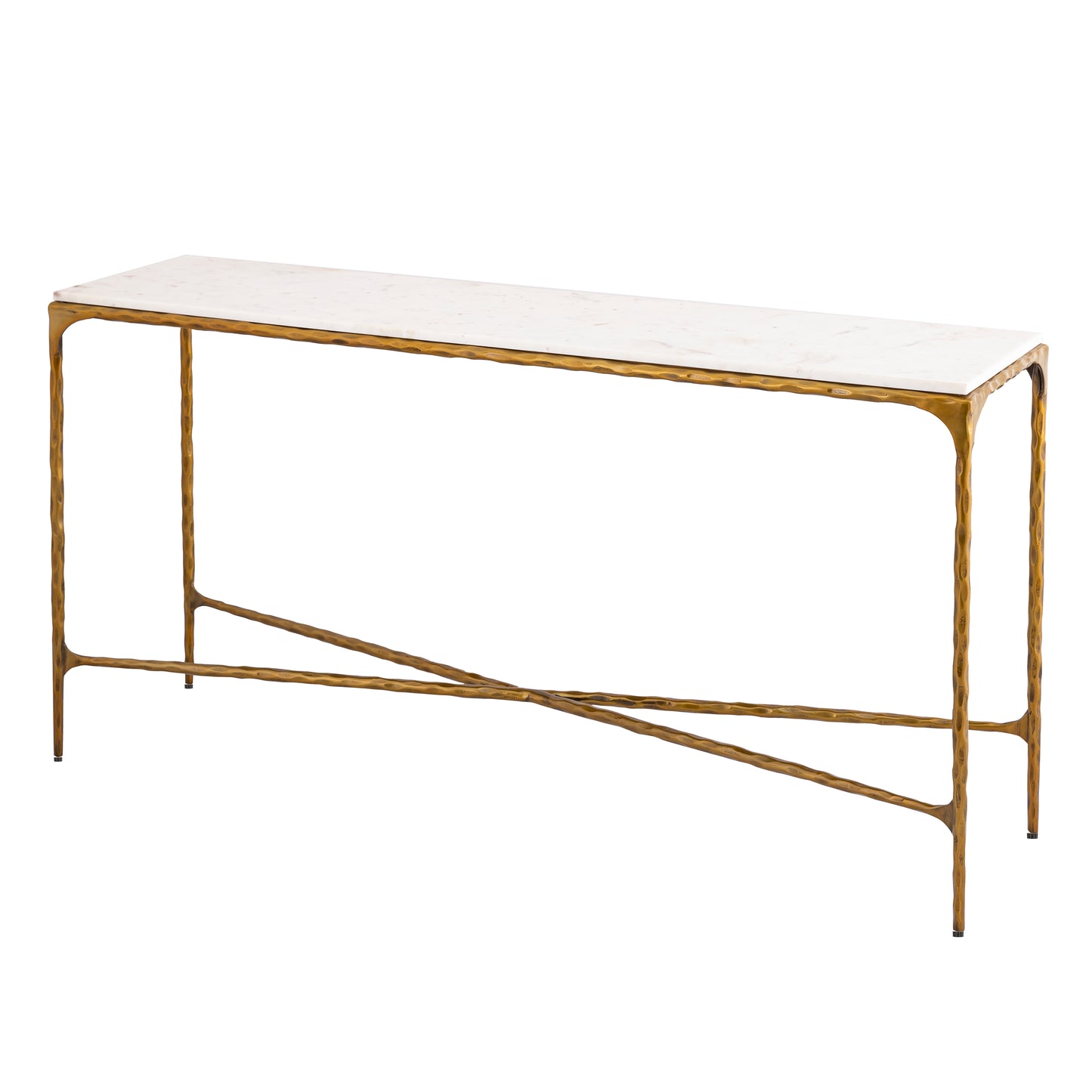 ELK SIGNATURE H0895-10646 Seville Forged Console Table - Antique Brass