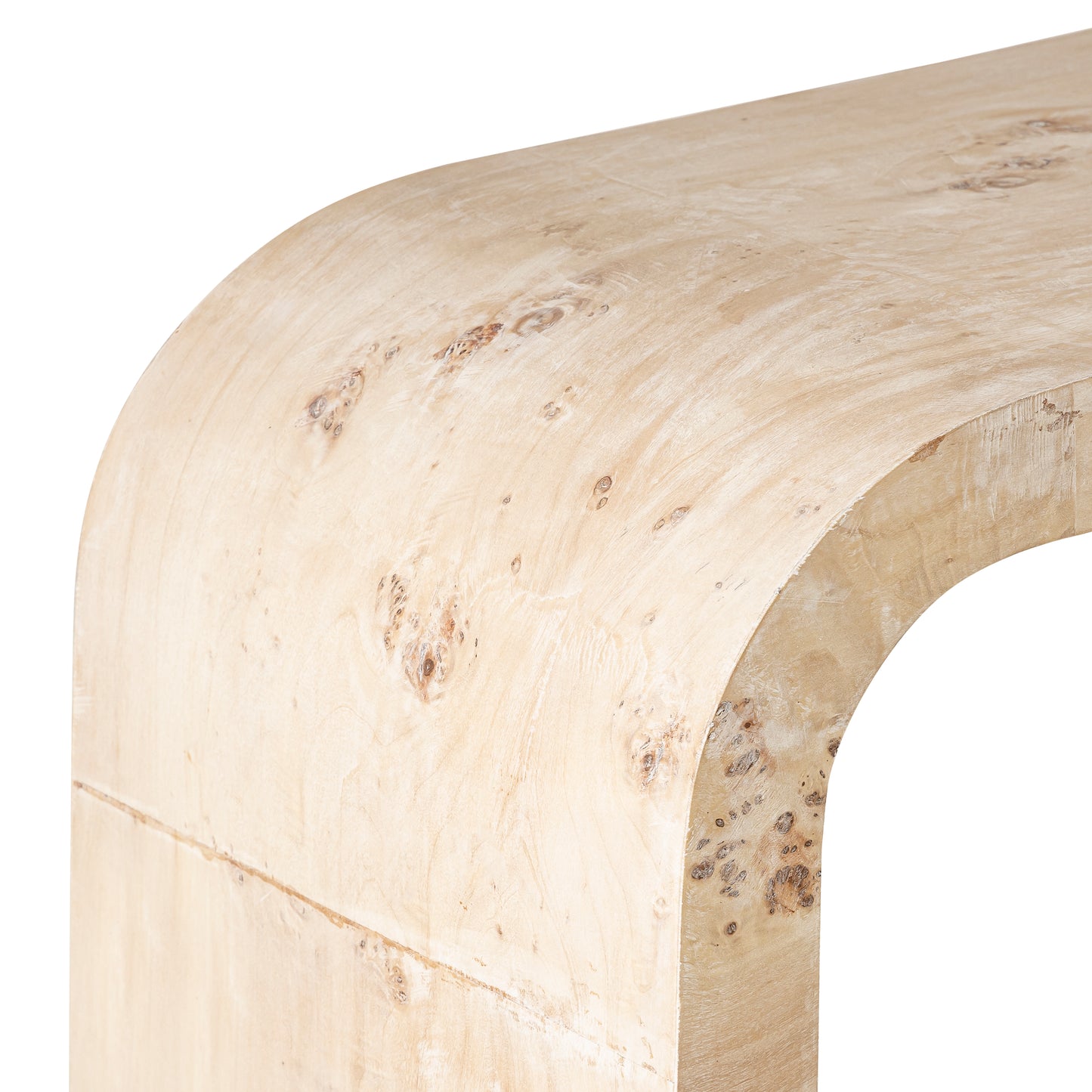 ELK SIGNATURE H0895-10849 Clip Console Table - White Burl