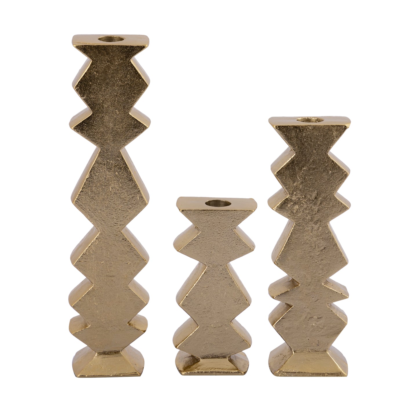 ELK SIGNATURE H0897-10526/S3 Zig Zag Taper Holder - Set of 3