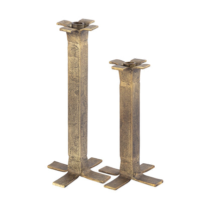 ELK SIGNATURE H0897-10926 Splay Candleholder - Medium Aged Brass