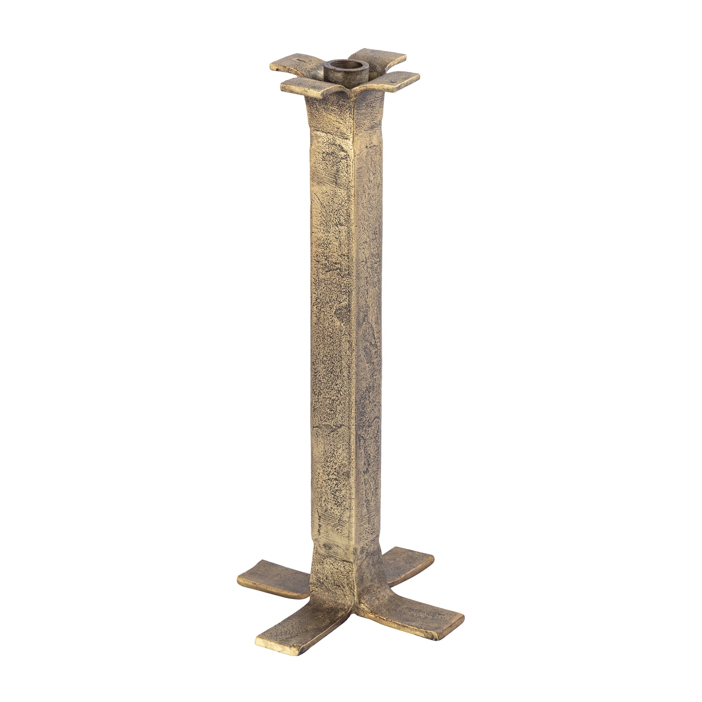 ELK SIGNATURE H0897-10927 Splay Candleholder - Large Aged Brass