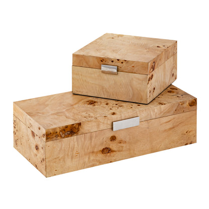 ELK SIGNATURE H0897-10961 Caleb Box - Square Bleached Burl